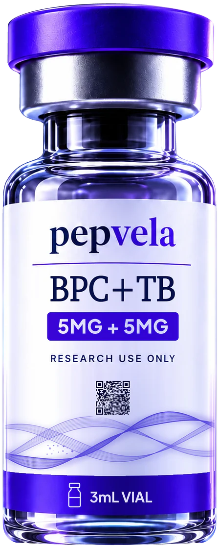 Pepvela BPC-157 + TB-500 research vial